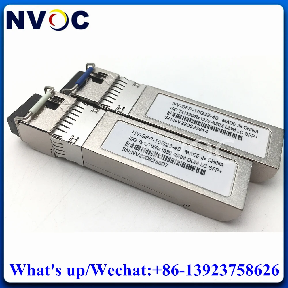 Imagem -06 - Módulo lc do Único Núcleo sm 10 20 40 60 80 100km 10g Sfp Bidi Wdm para o Transceptor Sfp10g-bx-d Sfp-10g-bx-u para Ubiquiti Mikrotik