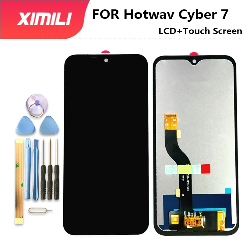 

New Original For HOTWAV Cyber 7 LCD Display+Touch Screen Assembly Replacement LCD For 6.3 Inch Cyber 7 + Tools