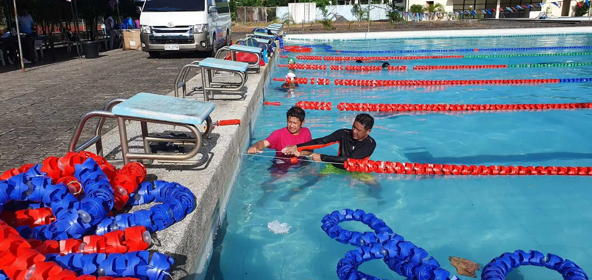 خط عائم لحبل حمام السباحة التجاري للمياه للبيع #4