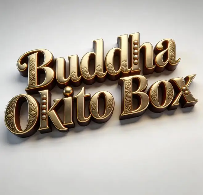Buddha Okito Box for Half Dollar Brass Coin Magic Trick Close Up Magic Coin Penetrate Magia Magicians Prop Accessory Illusion