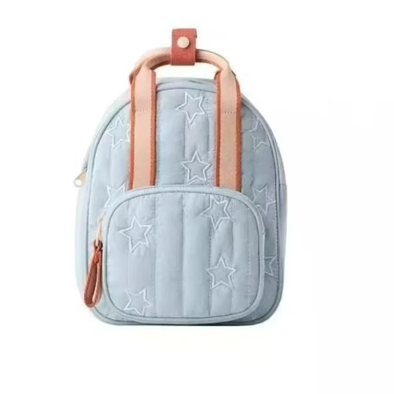 Embroidery Star Kids Backpack 2026 Multi-Layer Kid Bag Casual Backpack Kids Accessories Kid Bag Toddler Backpack