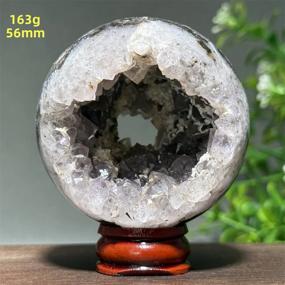 Natural Gem Warring States Red Agate Crystal Cave Ball Mineral Shi Ying Reiki Meditation Healing Divination Home Decoration Gift