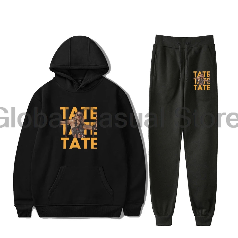 Tate McRae Miss Possessive Tour Photo Hoodies Jogger Pants Two Piece Set Sweatshirt+Sweatpants Men Women Outfit Sets