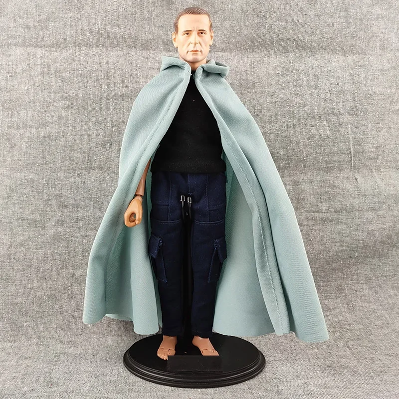 1/6 Scale Male Soldier Mantle with Hat Multicolour Long Cape Clothes Model for 12in Action Figures Doll BJD Body Toy