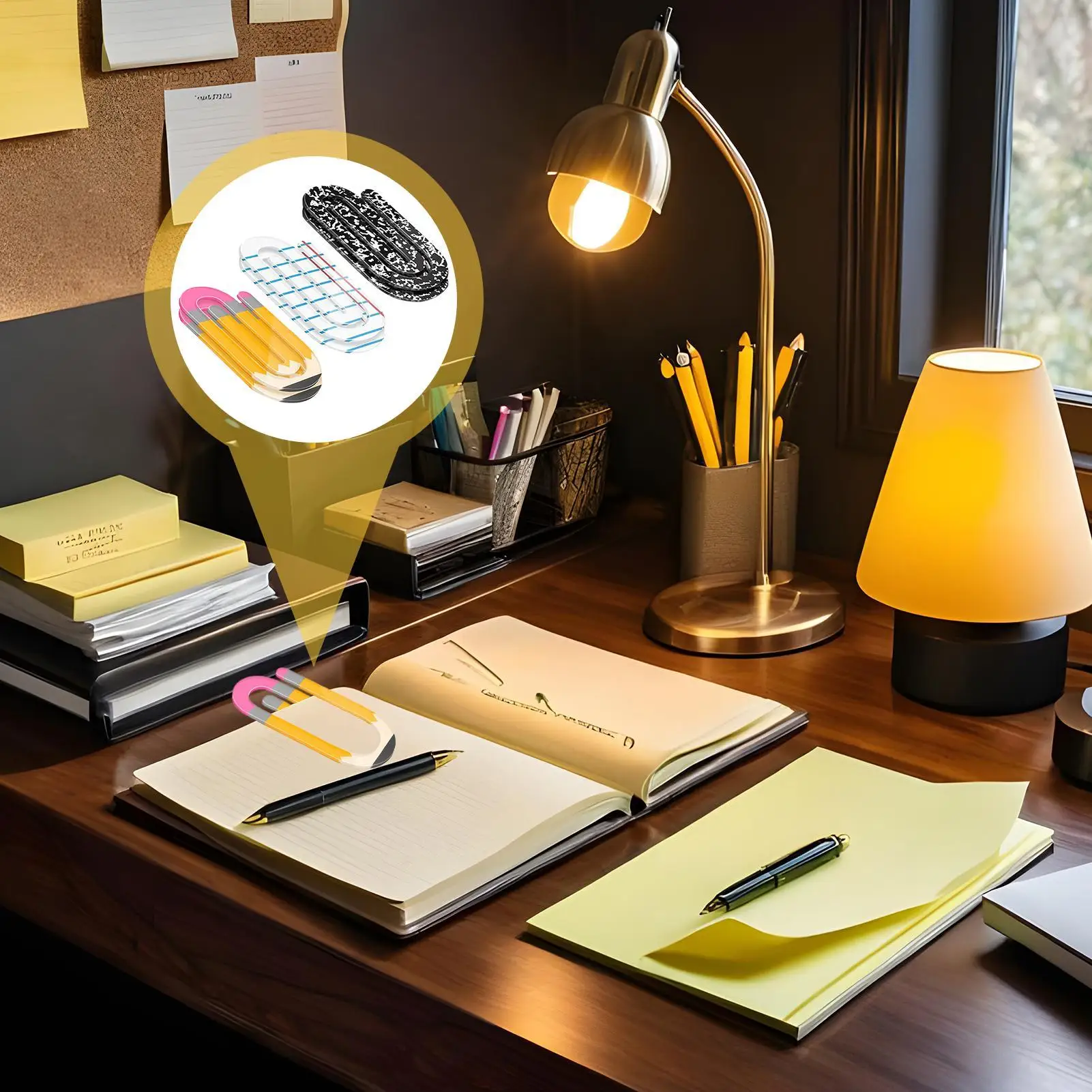 대형 종이 클립 6 조각 대형 종이 클립 봉투 홀더 교사 학생 홈 직장 레시피를위한 공예 용품