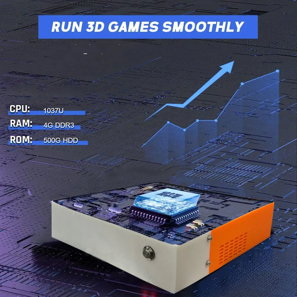 Super Game Console X Plug and Play On TV 1037U 500G HDD 70000+