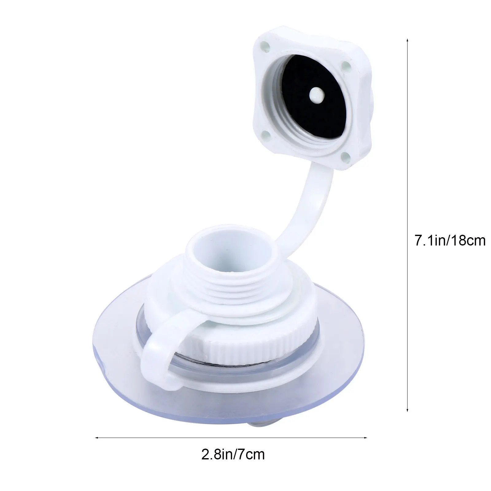 2pcs Boston Valve Replacement For Kayak Raft Boat High-Quality Tpu Spiral One-Way Inflation Plug Air Valve Waterproof Durable