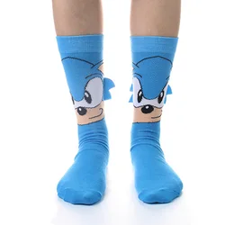 Chaussettes longues en coton avec dessin animé pour hommes et femmes, chaussettes décontractées avec figure d'anime, savoir direct, tendance de la mode, offre spéciale