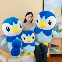 35-60cm Pokemon Piplup Plush Toys Cute Cartoon Stuffed Soft Toys Anime Penguin Plushie Big Doll Throw Pillow Kids Birthday Gift