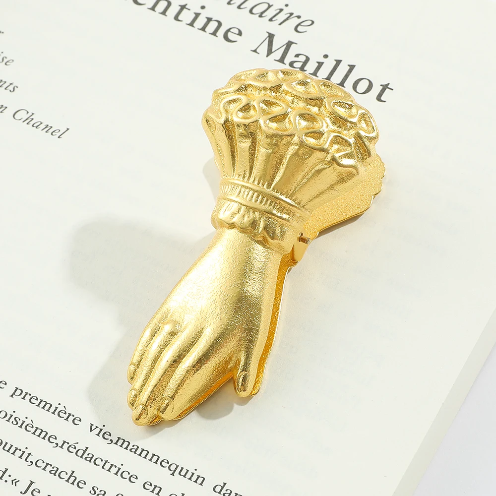 1pc Large Ladies Vintage Bookmarks Metal Book Mark Beauty Collection Reading Markers Page Clips Girl Gift Book Clips