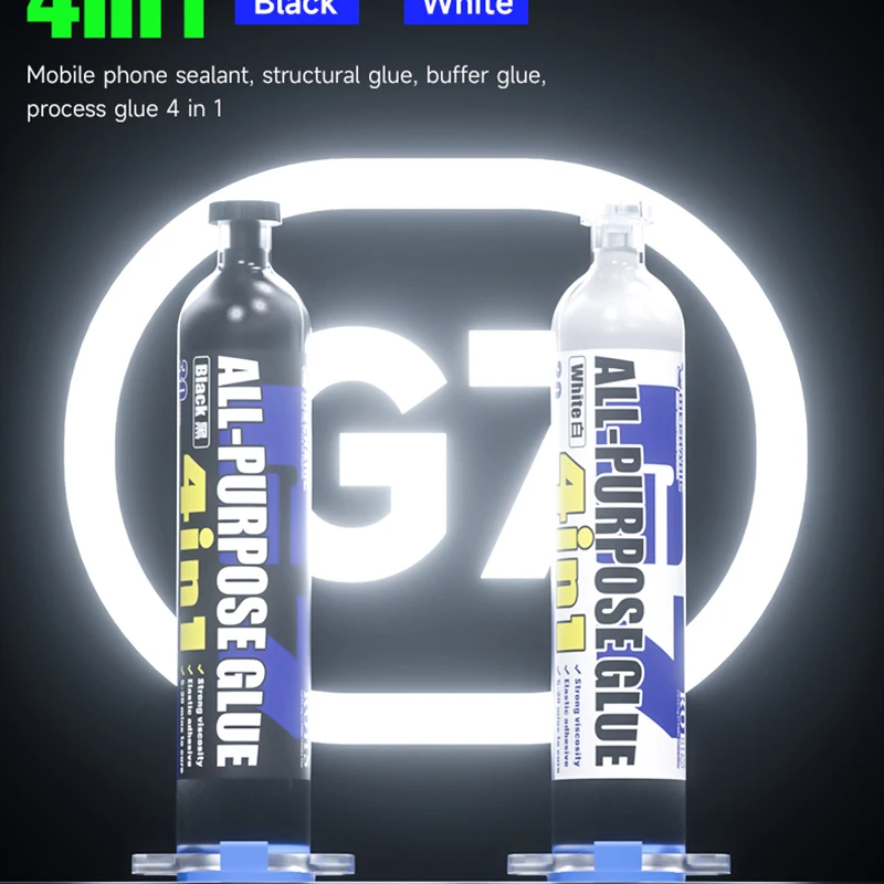 MECHANIC G7 All-Purpose Glue 4in1 Phone Holder Middle Frame Back Cover Caulking White/Black Adhesive Sealant Repair