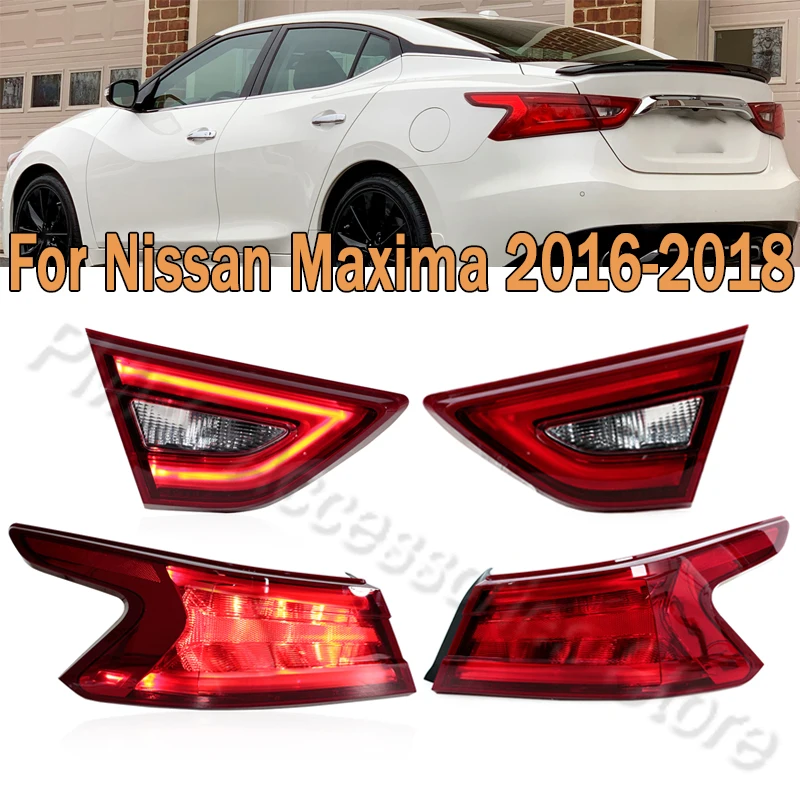سيارة الذيل ضوء الجمعية الخلفية بدوره إشارة الفرامل ضوء الضباب مصباح الضوء الخلفي لنيسان ماكسيما 2016 2017 2018 265404RA1A 265504RA0A #1