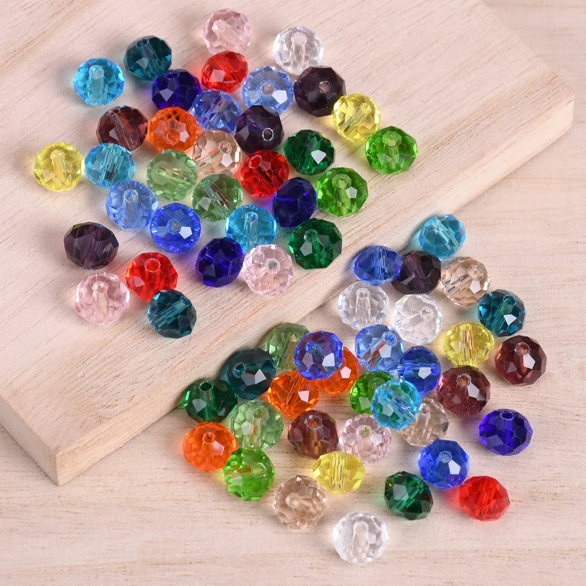 Rondelle 3x2mm 4x3mm 6x4mm 8x6mm 10x7mm Faceted Crystal Glass Loose Spacer Beads Wholesale Bulk Lot For Jewelry Making Findings
