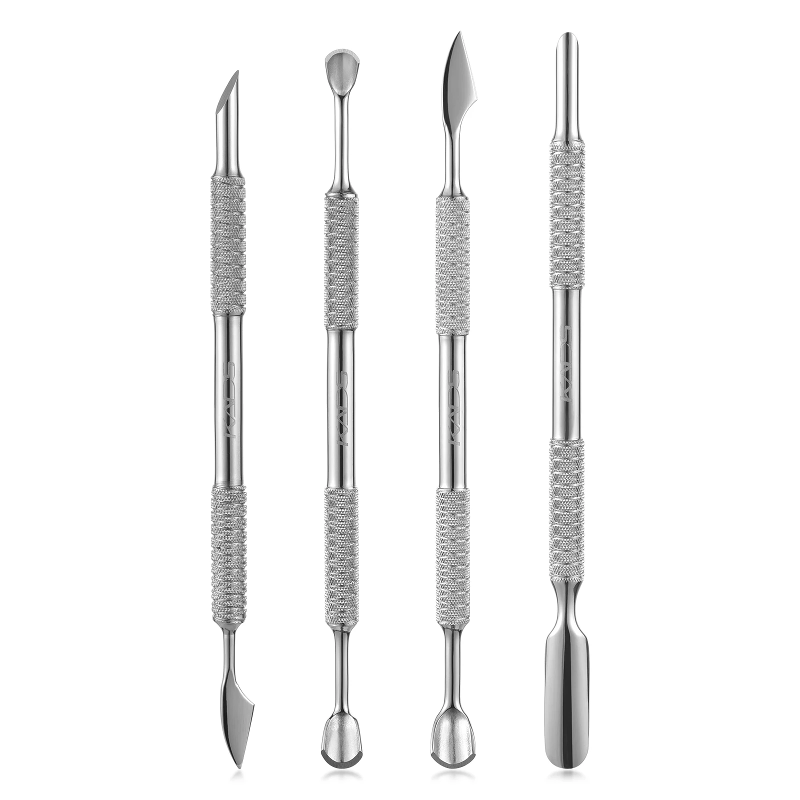 

1PCS Cuticle Remover Nail Pusher Stainless Steel Manicure Leftover Dead Skin Remover Multiple Styles Nail Art Tools