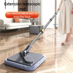 Mop and Bucket with Wringer Set Hands Free Flat Floor Mop and Bucket Wet and Dry Use Home Floor Cleaning System And Windows