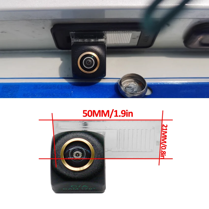 AHD 1080P Golden Lens Car Rear View Camera For Citroen C2 C4 C5 C3-XR DS5 DS6 2008~2018 2019 Vehicle Parking Monitor Accessories