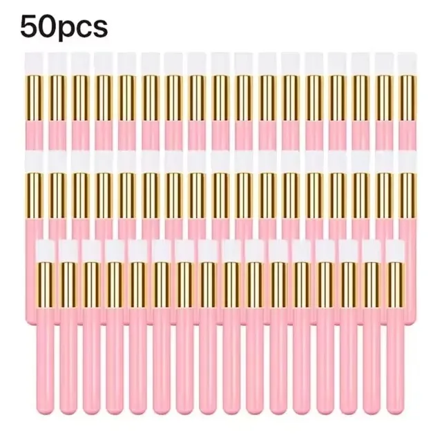10/20/50pcs Eyelash Cleaning Brush Lash Shampoo Brush for Eyelash Extensions Peel Off Nose Pore Blackhead Remover Makeup Tools