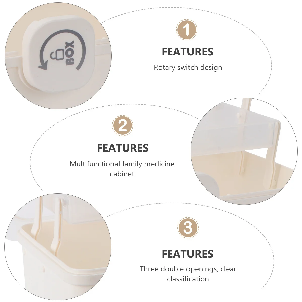 حامل أدوية جذاب مقاوم للصدمات وخفيف الوزن، هدية مثالية لصندوق الأدوية لأصدقاء العائلة، صندوق الإسعافات الأولية #2