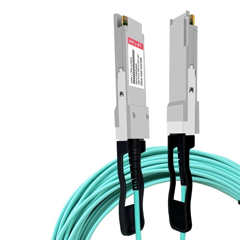 100G AOC QSFP28 إلى QSFP28 كابل بصري نشط 3/5/10/15 متر كابل توصيل مركز البيانات عالي السرعة #3