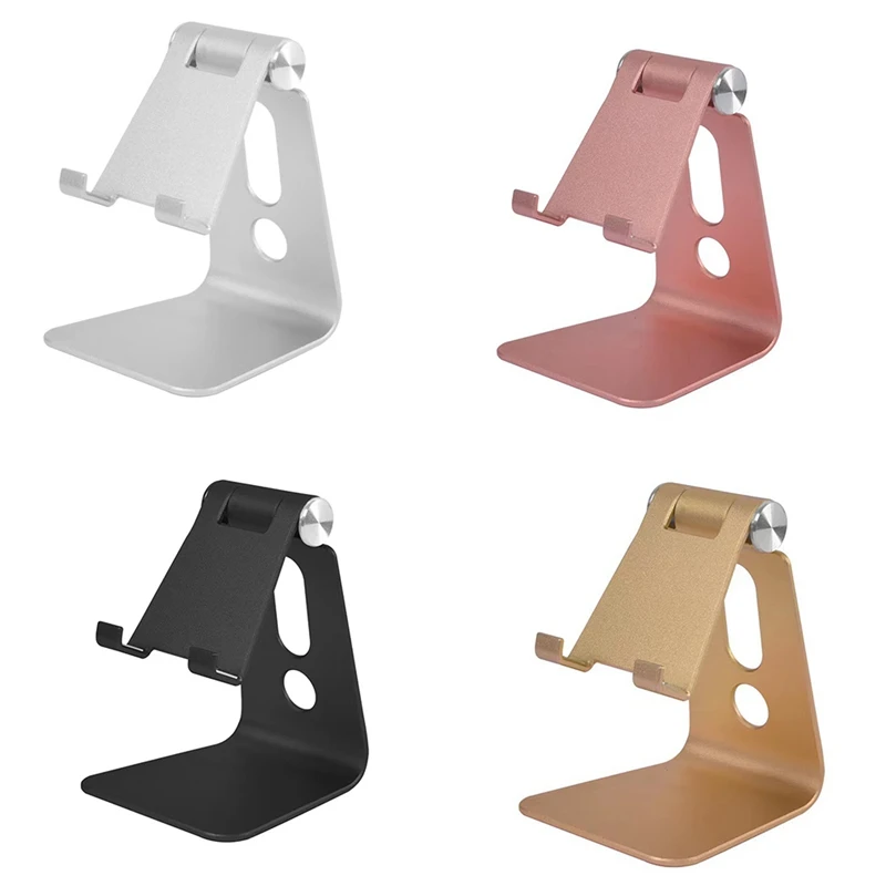 Single Fold Suporte Desktop Ajustável, Suporte para iPad, Tablet, 3.5-11"