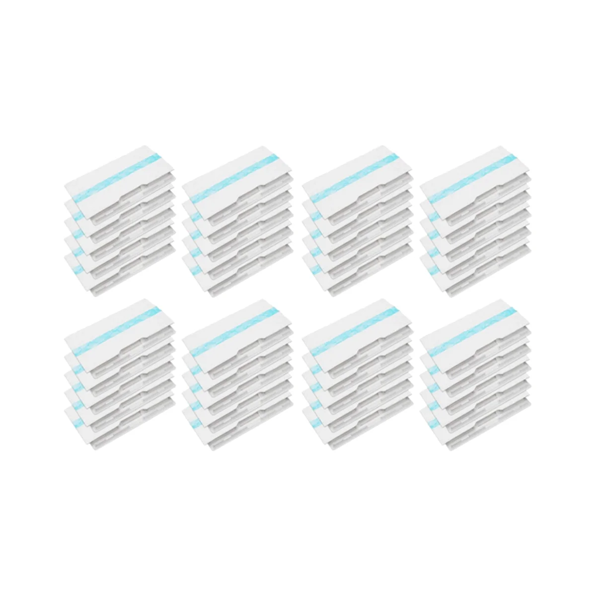 40 Pack Vacuum Mop Pads Refills Replacement for Shark Vm252 Vacmop Pro Vacuum Mops, Disposable Mop Pads