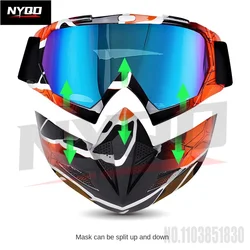 Sports Goggles Mask Motocross Anti-Flying Sand Outdoor Goggles Cycling Glasses Wholesale Removable Mask Goggles Shades