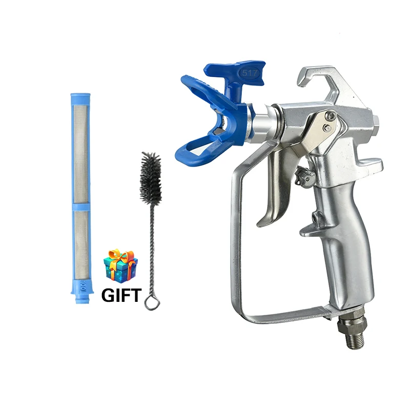 288420Contractor GRC 2-finger 3600Psi 24.8MP Airless paint sprayer gun X-Tip 517 with Guard Filters For High Pressure Paint Spra