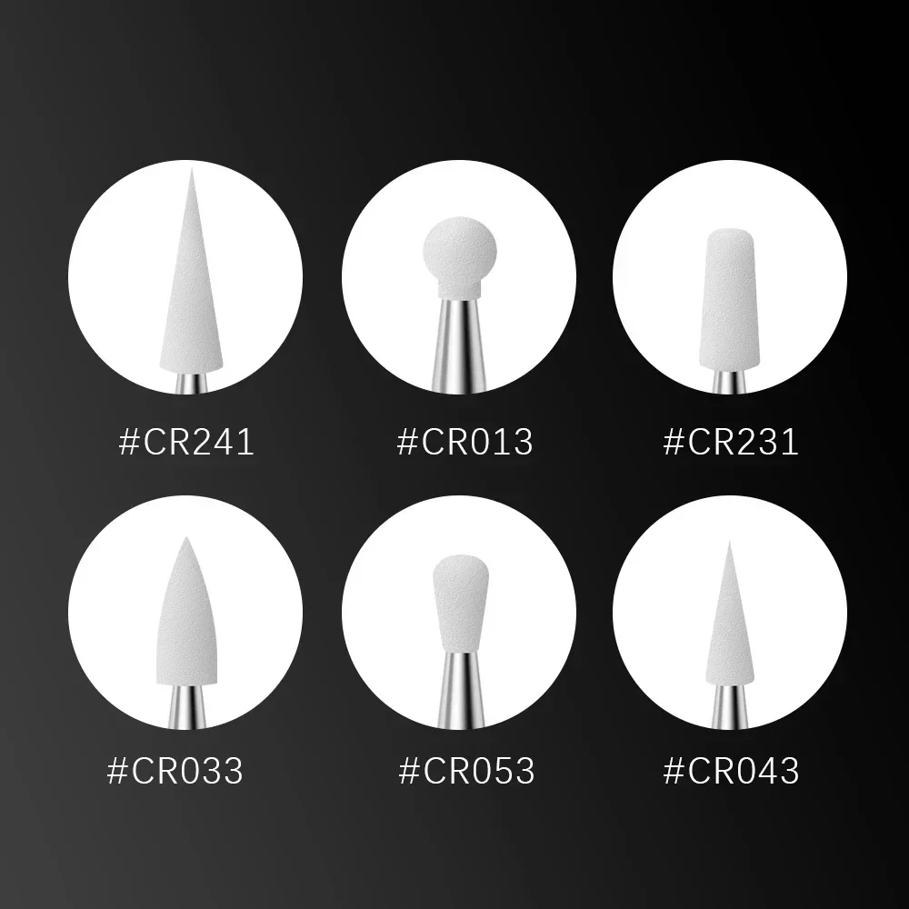 Precision Dental Efficient Polishing Head with Fine Particles for Superior Finish on Light Curing Resin Veneers, Inlays, More