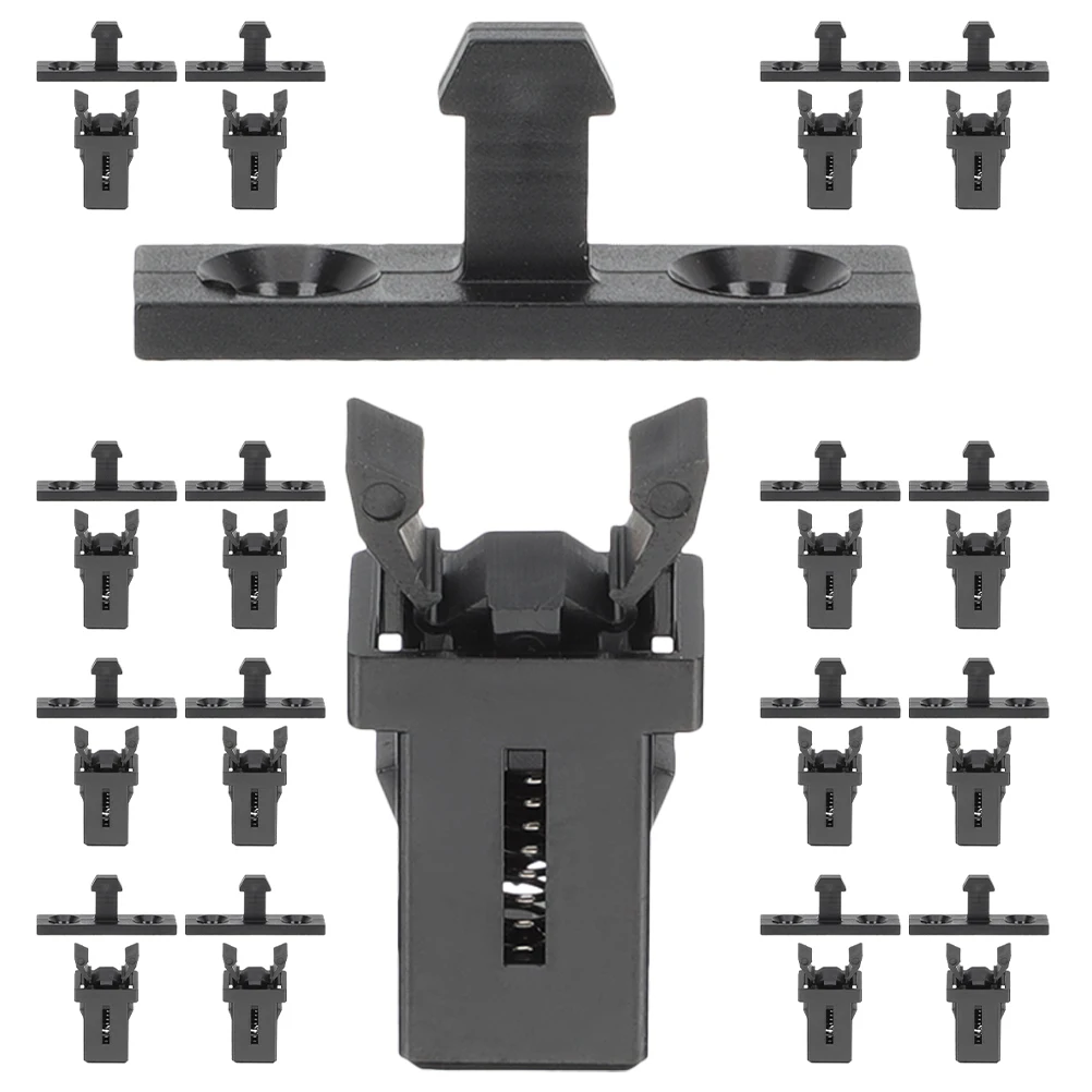 

1Set Press Buckle Kit for Garbage Can Lid Lock Replacement Plastic Snap Fasteners Home Trash Bin Parts Long-Lasting Latches