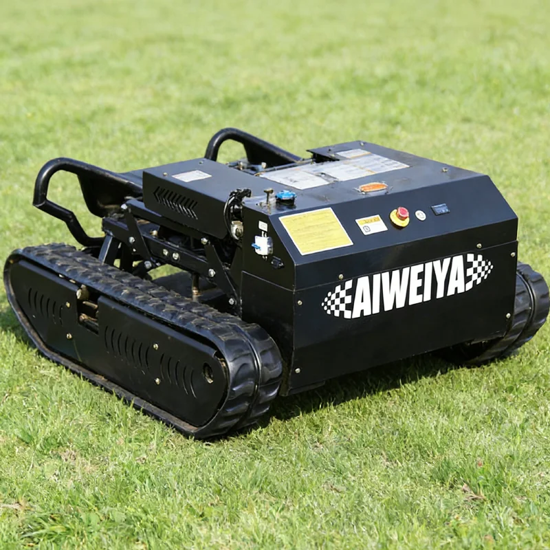 

Customized sale of remote-controlled tracked intelligent lawn mower