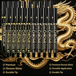 1-20Pcs Mirror Marker Pen DIY Reflective Paint Pens Mirror Markers Chrome Gold SILVER Marker Signature Car Styling Art Craftwork