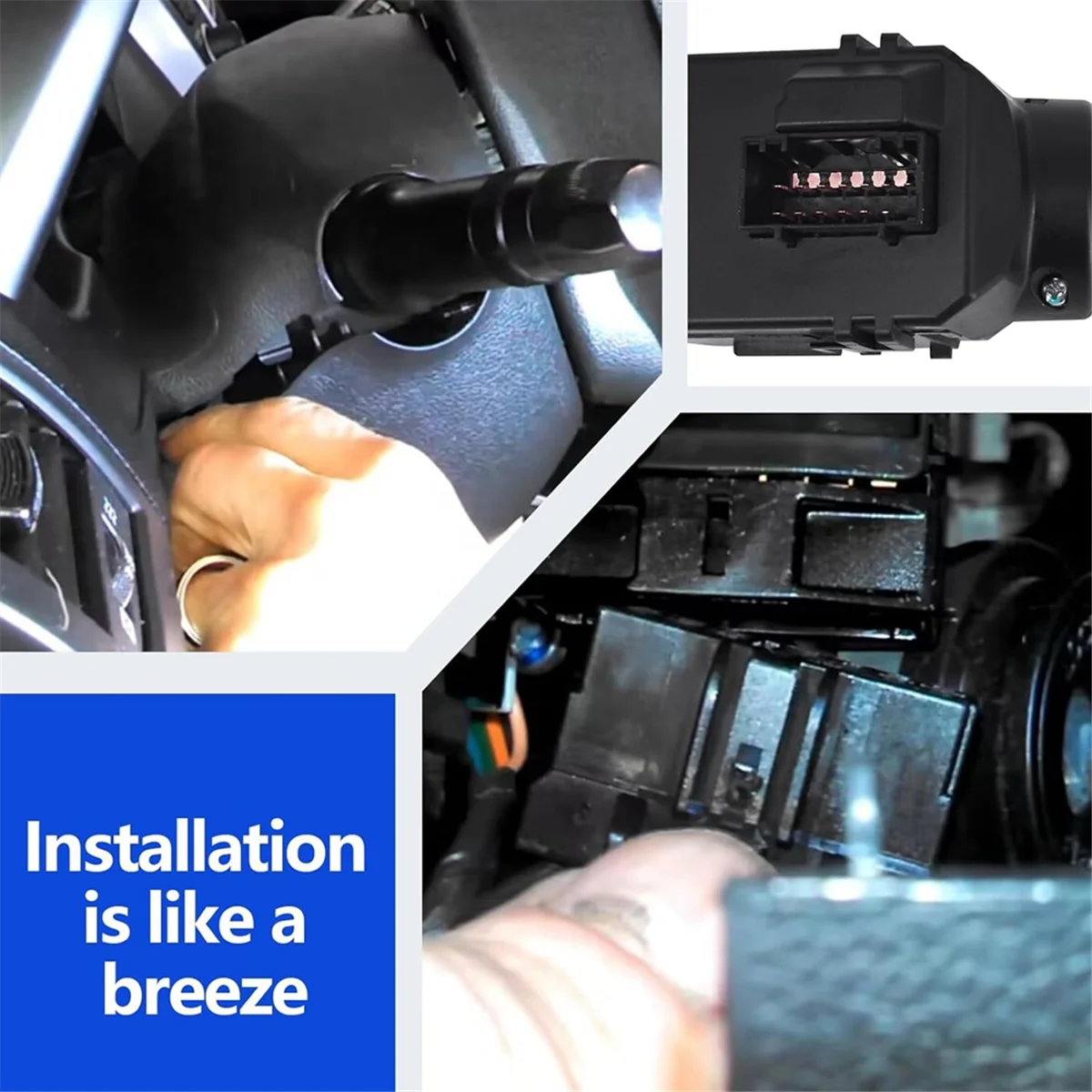 

#53I Automotive Parts & Accessories,93420-2V050 Windshield Wiper Switch Washer Switch for Hyundai for Kia,Black