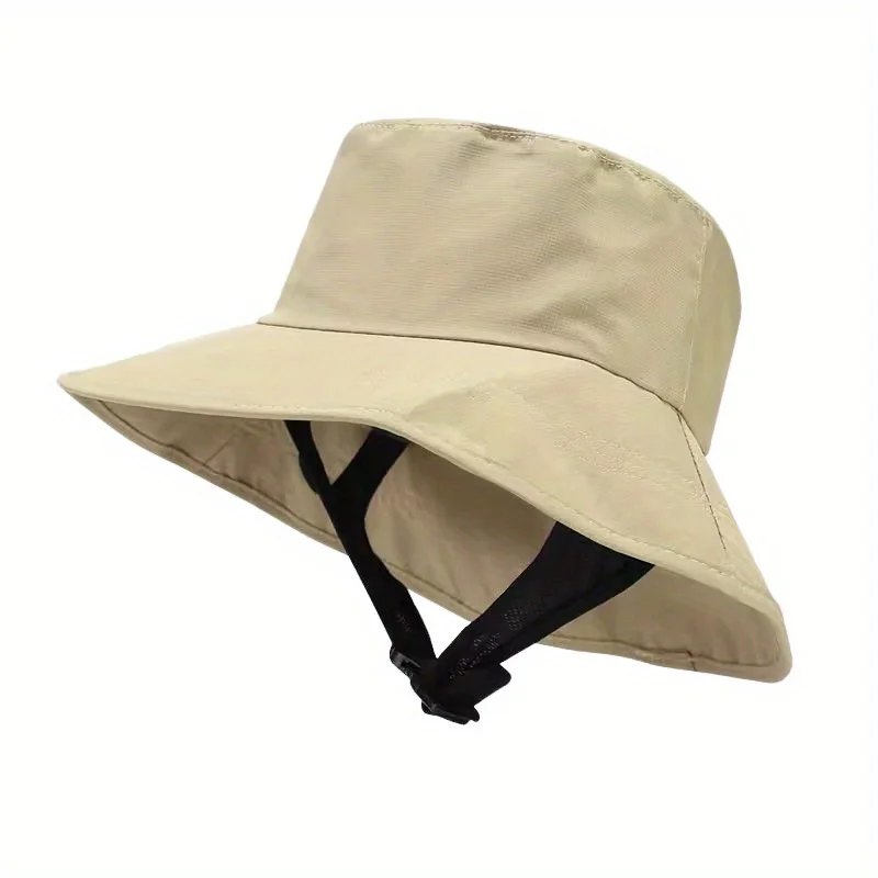 Solid Colour Bucket Hat for Women Men Breathable Quick-drying Sunscreen Fisherman Hat Sunscreen UV Protection Sun Hat