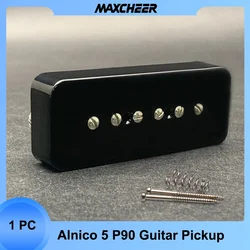 Vintage Alnico 5 Soapbar P90 Gitaar Pickup Hals of Brug Pickup Gitaar Accessoires Zilver/Zwart/Wit/crème/Groen Kiezen