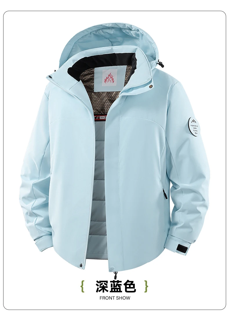 Men's Jacket Stand Collar Men's Parka Winter New down Jacket Fleece Warm Jackets Men Business Leisure Coat Baseball Coats 8826