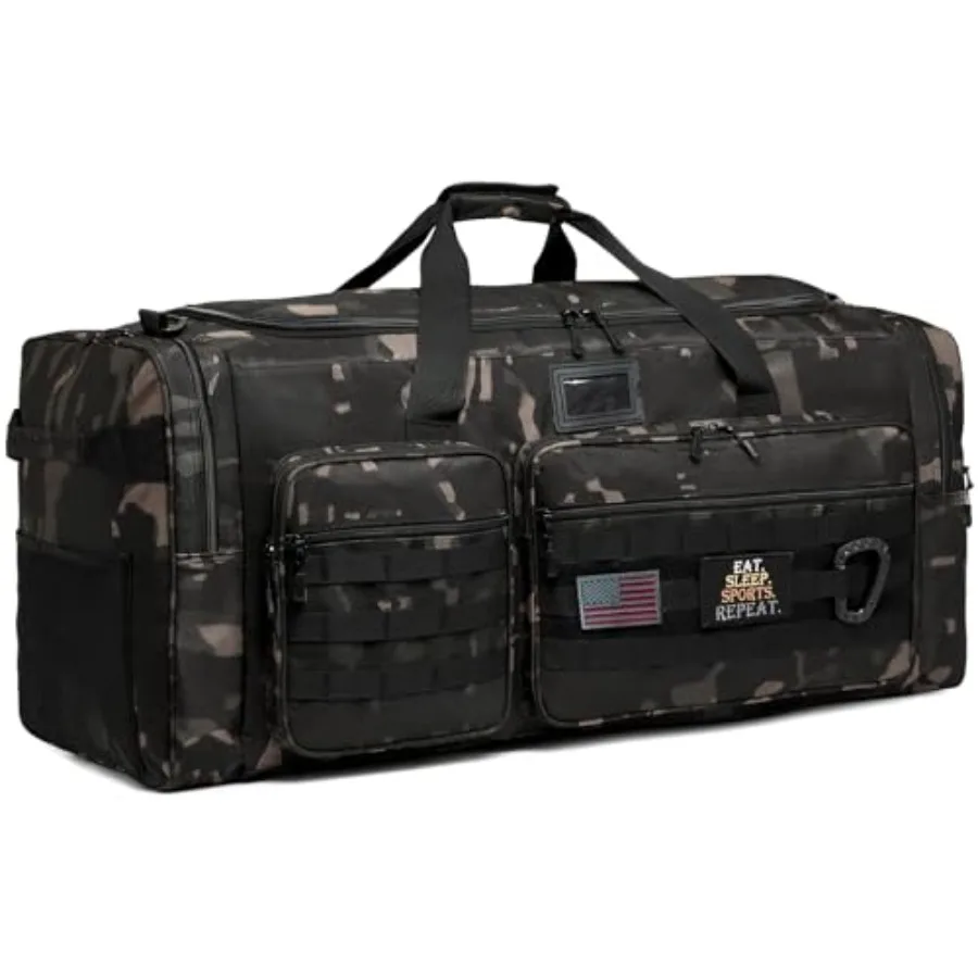 130L Extra Large Duffle Bag for Men Heavy Duty Duffle Bag for Travel Large Sports Gym Equipment Bag for Hockey Football Soccer