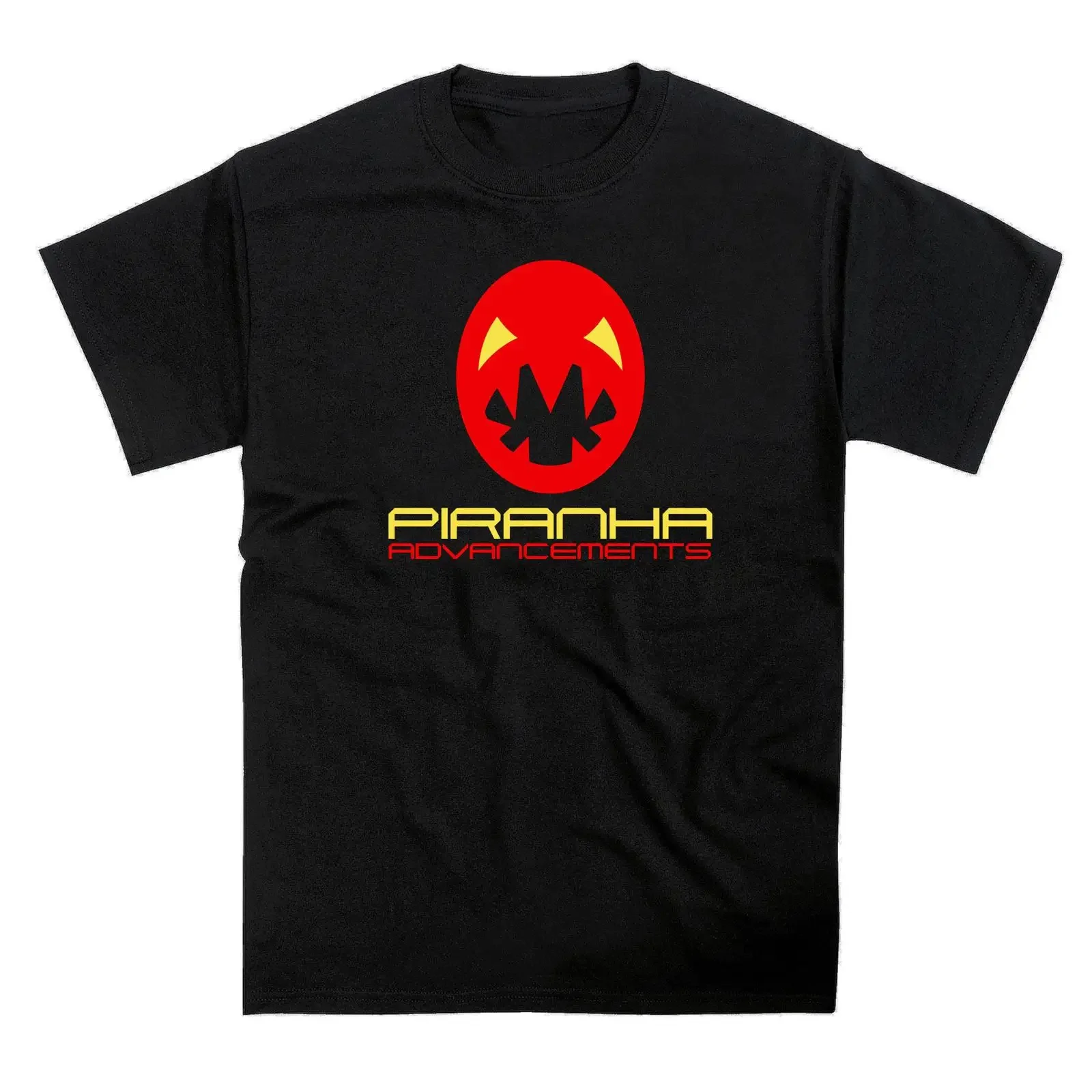 Camiseta Unisex Vintage Lavada y Elástica con Logo del Equipo Fish Bite, Inspirada en la Liga de Carreras Wipeout y Piranha Advancements