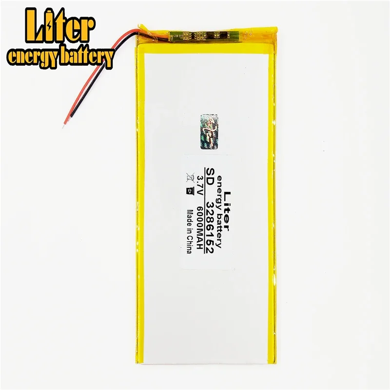 3286152 3085150 3.7V 6000MAH (polymer lithium ion battery) Li-ion battery for tablet pc 9.7 inch 10.1 inch speaker