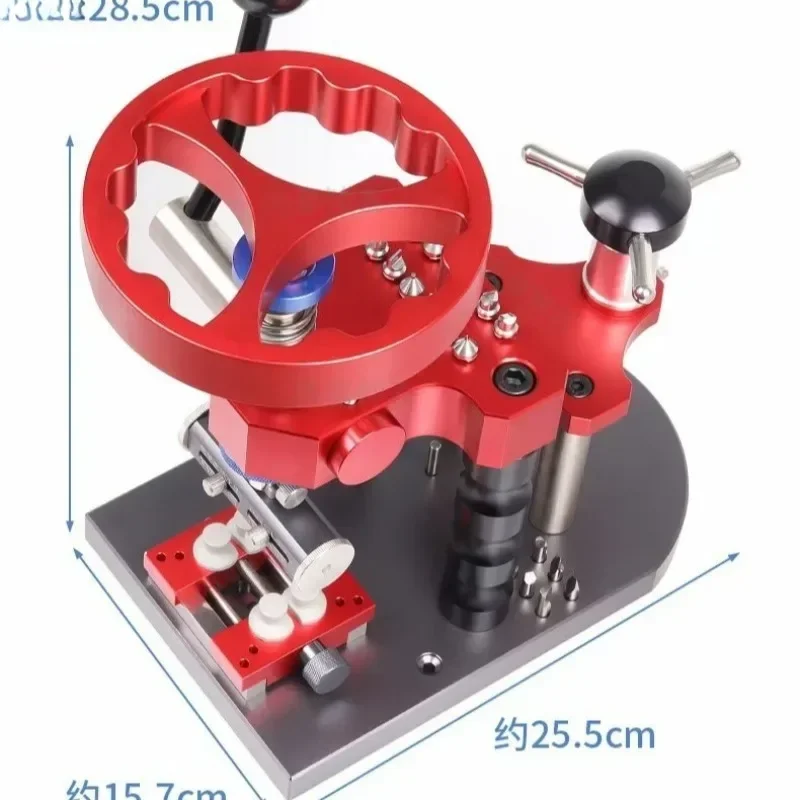 watch repair tool, gland four-purpose machine, multi-functional bottom opening machine, pry cover rotation