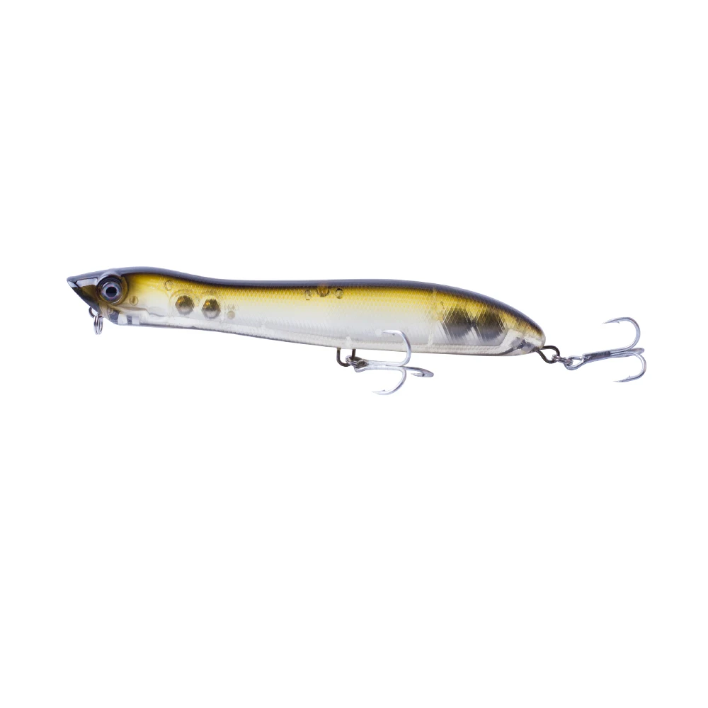 120mm/18g Topwater Pencil Popper Schwimmender Angelköder Snakehead Wobbler Tackle Baits Minnow für Schnapper, Flunder, Bass, Chub