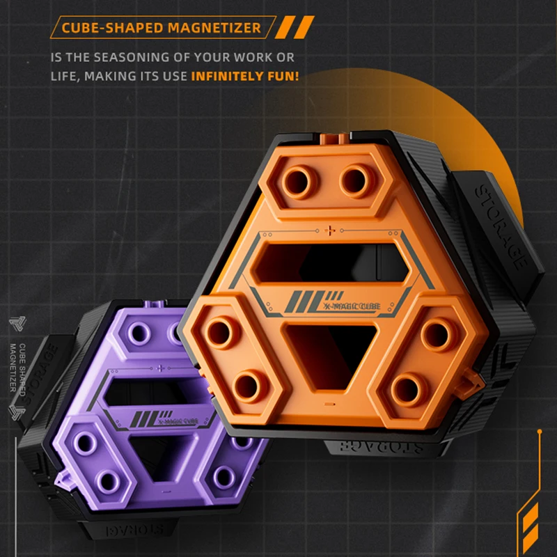 Jakemy-magnetizador Giratório Multifuncional com Caixa de Armazenamento Chave de Fenda Magnetismo Rápido Desmagnetizador Jm-z21