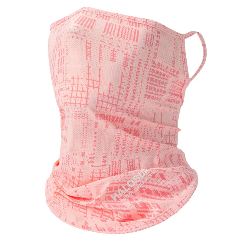 Dünne, atmungsaktive, schnell trocknende Outdoor-Gesichtsmaske, Sonnenschutz, Sommer-Eisseidenschal, Buchstabenpullover, Halswärmer – Detail 10