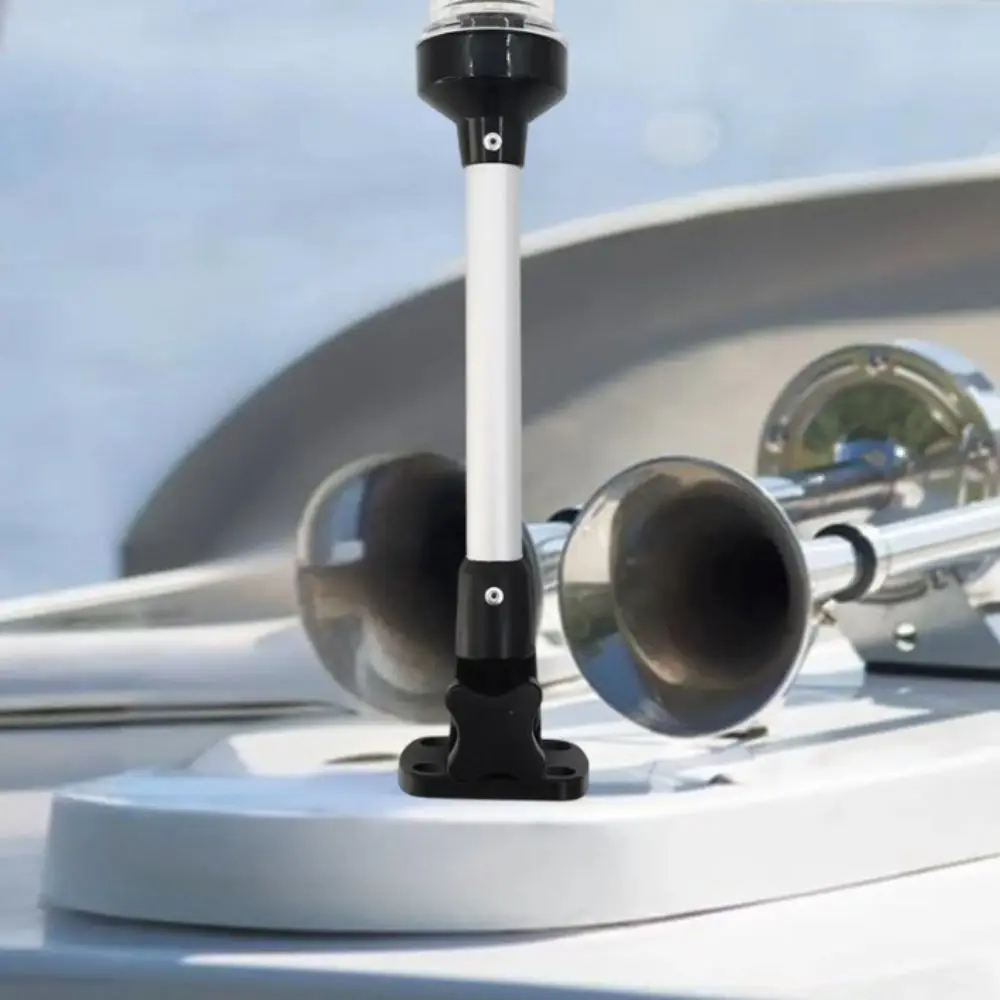 

Aluminum Alloy Rod LED Anchor Light 12-24V DC Fold Down Design Marine Navigation Light White Light Easy Installation
