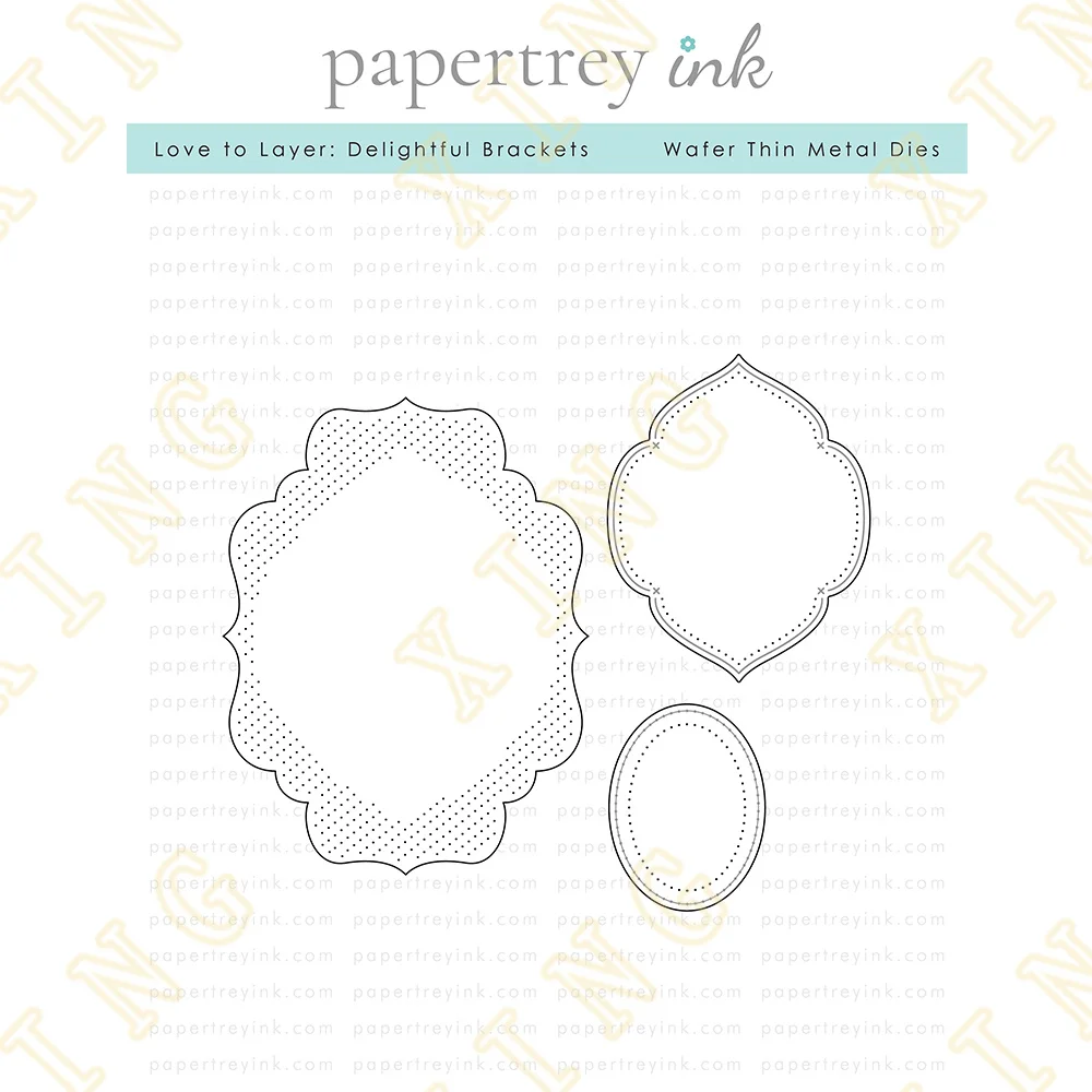 

Delightful Brackets Metal Cutting Dies Scrapbook Diary Decoration Stencil Embossing Template DIY Greeting Card Handmade 2023