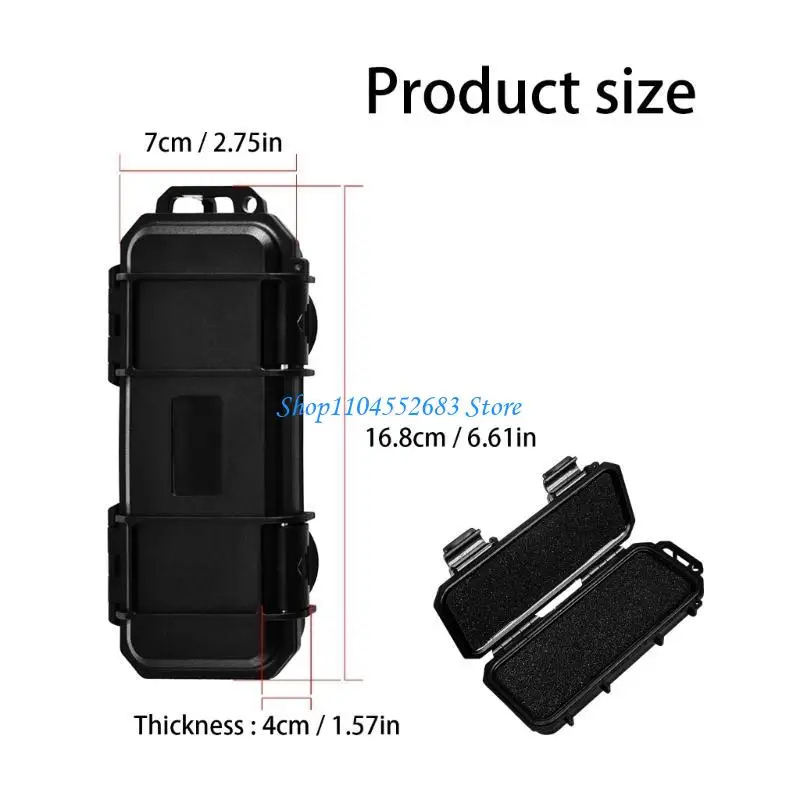 Vỏ dụng cụ nhỏ không thấm nước Y6GD và sốc với lớp lót bọt cho các thiết bị bánh răng du lịch Hộp tổ chức bảo vệ ngoài trời