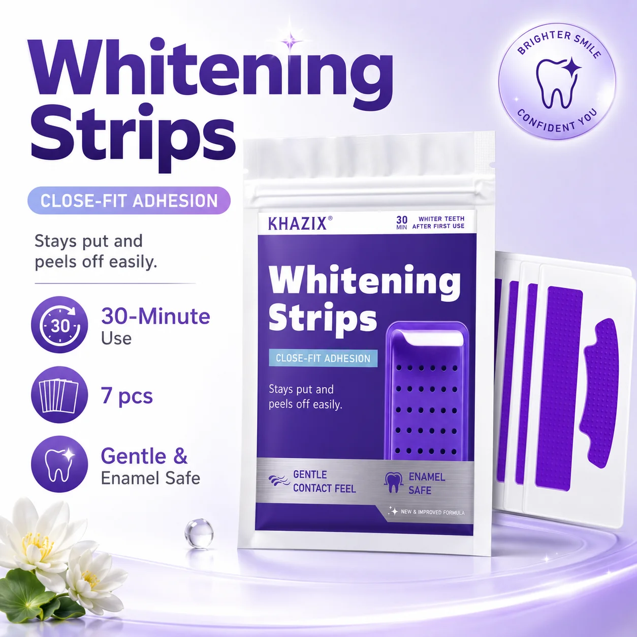 7 пар полосок для отбеливания – обзор и цена Teeth Whitening Routine