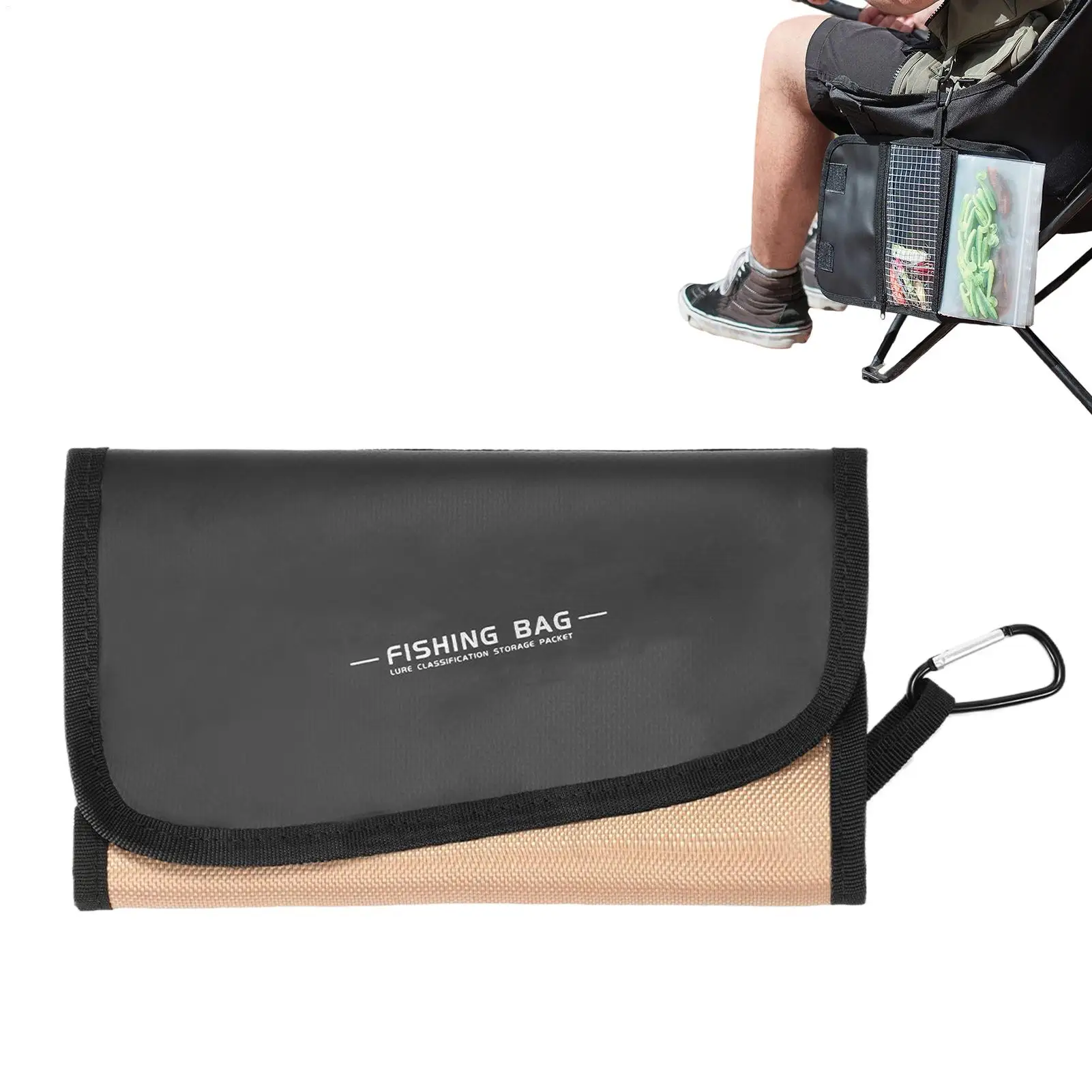 

Сумка для рыболовных снастей, водонепроницаемая сумка для снастей, портативная съемная сумка для хранения приманок для мужчин и женщин, прямая лодка для серфинга и папы