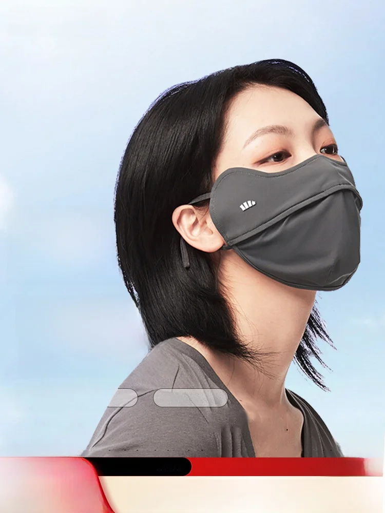 

Banana Le Women's Sun Protection Face Mask Ice Silk Thin UV Protection Sunglasses Preventing Ultraviolet Light Breathable