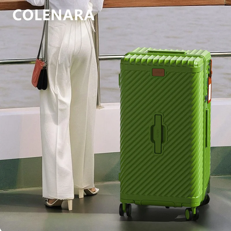 COLENARA Koffer auf Rollen, 20 Zoll, ABS+PC, Boarding-Box, 24 Zoll, 26 Zoll, 28 Zoll, 30 Zoll, Studenten-Trolley, Damen-Gepäck mit großer Kapazität
