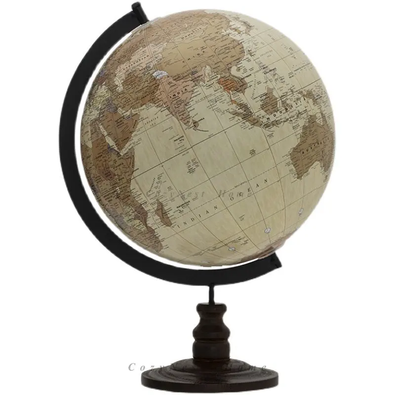 English antique globe home decoration props